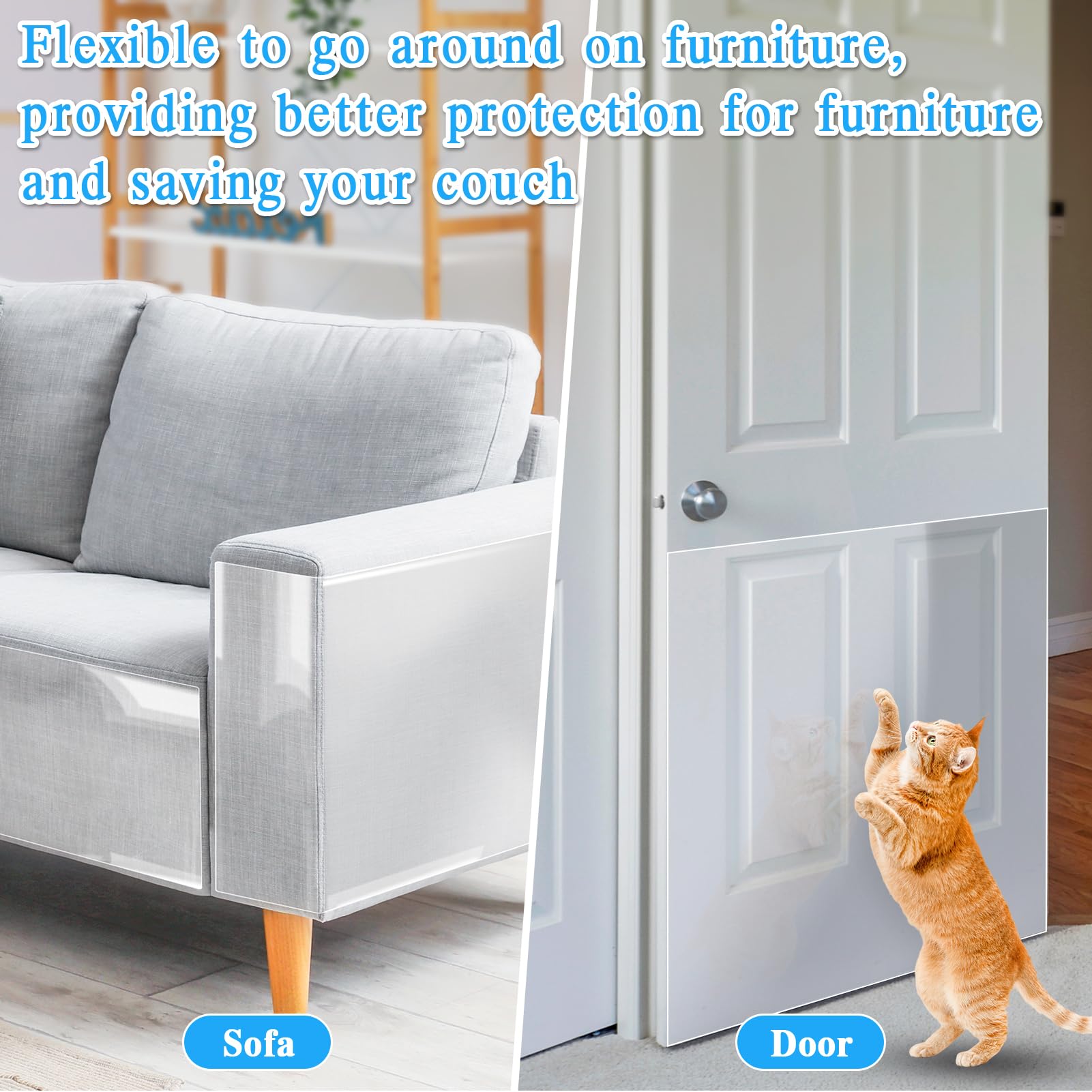 POILKMNI protector flexible se adapta a esquinas y superficies curvas.