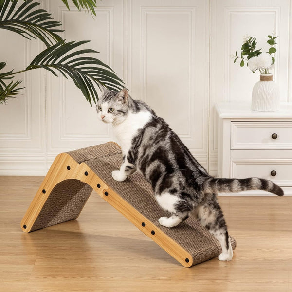 Poils bebe rascador con hierba gatera para atraer felinos