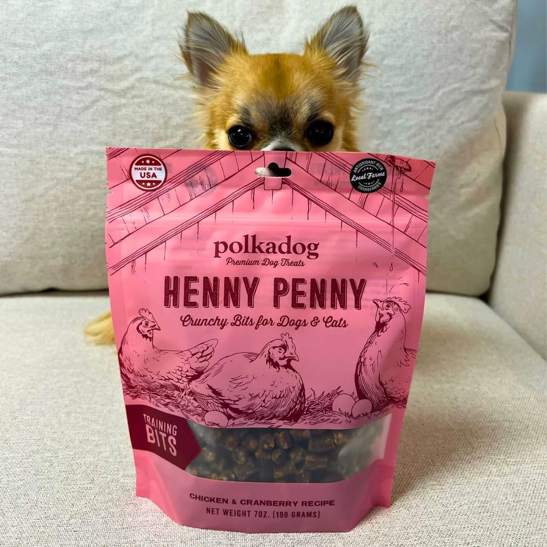 Producto sin conservantes añadidos de Polkadog Henny Penny.
