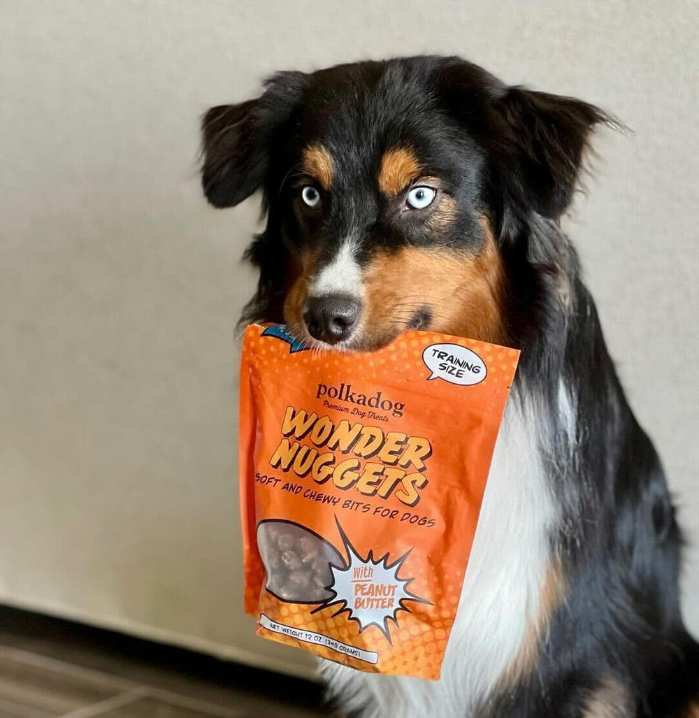 Polkadog Wonder Nuggets: presentación 3x para recargas y organización de premios.