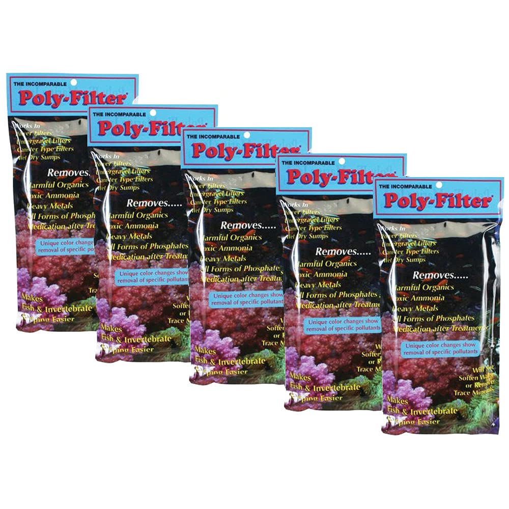 Almohadilla de filtro Poly-Bio-Marine 4x8 para adsorber contaminantes y mejorar la calidad del agua.