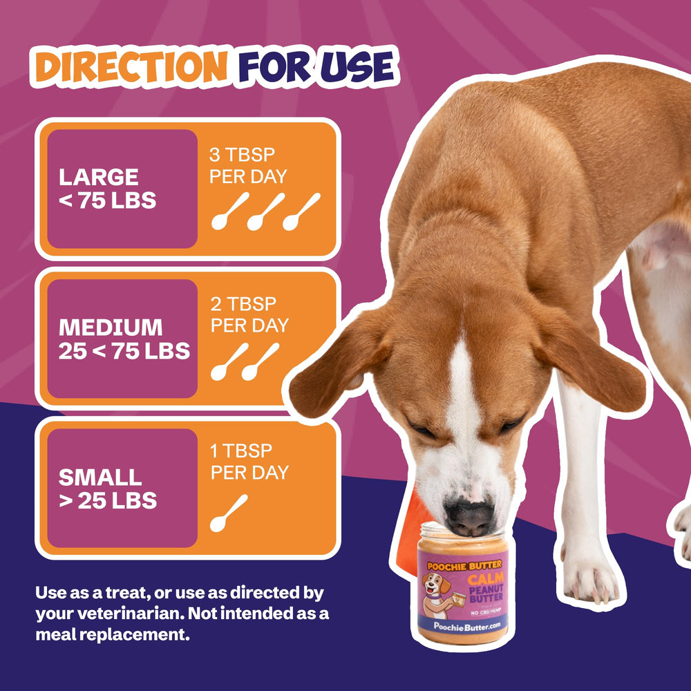 Poochie Butter Dilly's Calm, ideal para premiar durante entrenamiento.