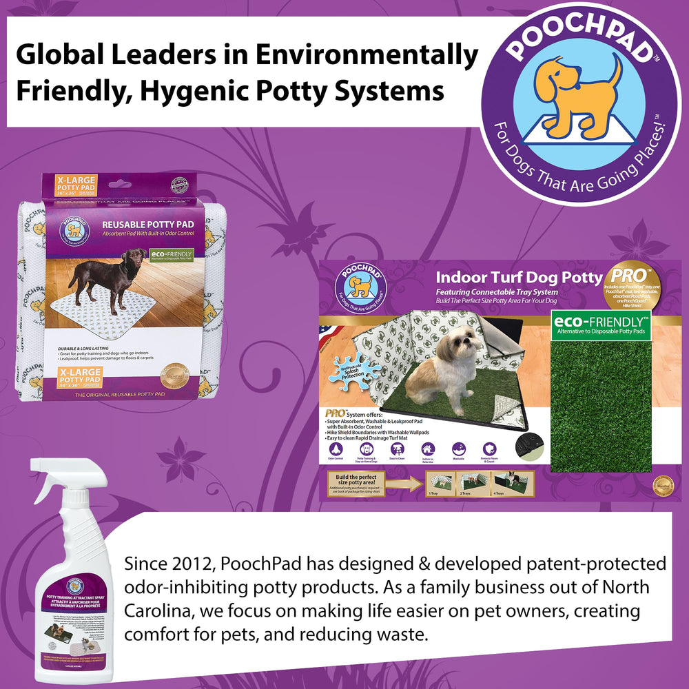 PoochPad seguridad para niños y mascotas gracias a su fórmula no tóxica.