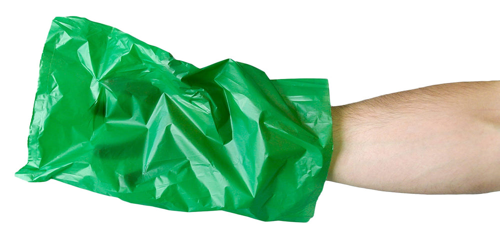 POOCHPOO bolsas biodegradables en rollo verde para grandes volúmenes