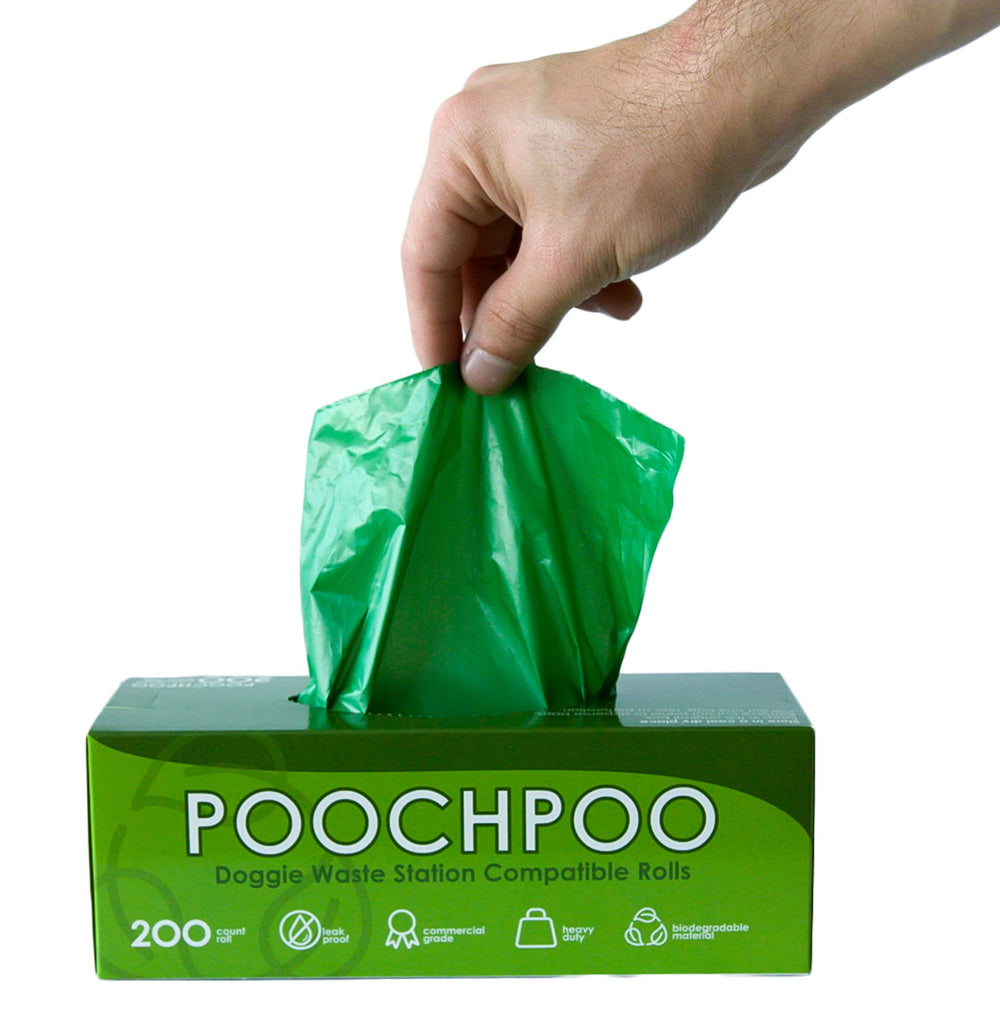 POOCHPOO bolsas duraderas para estaciones en comunidades y campus