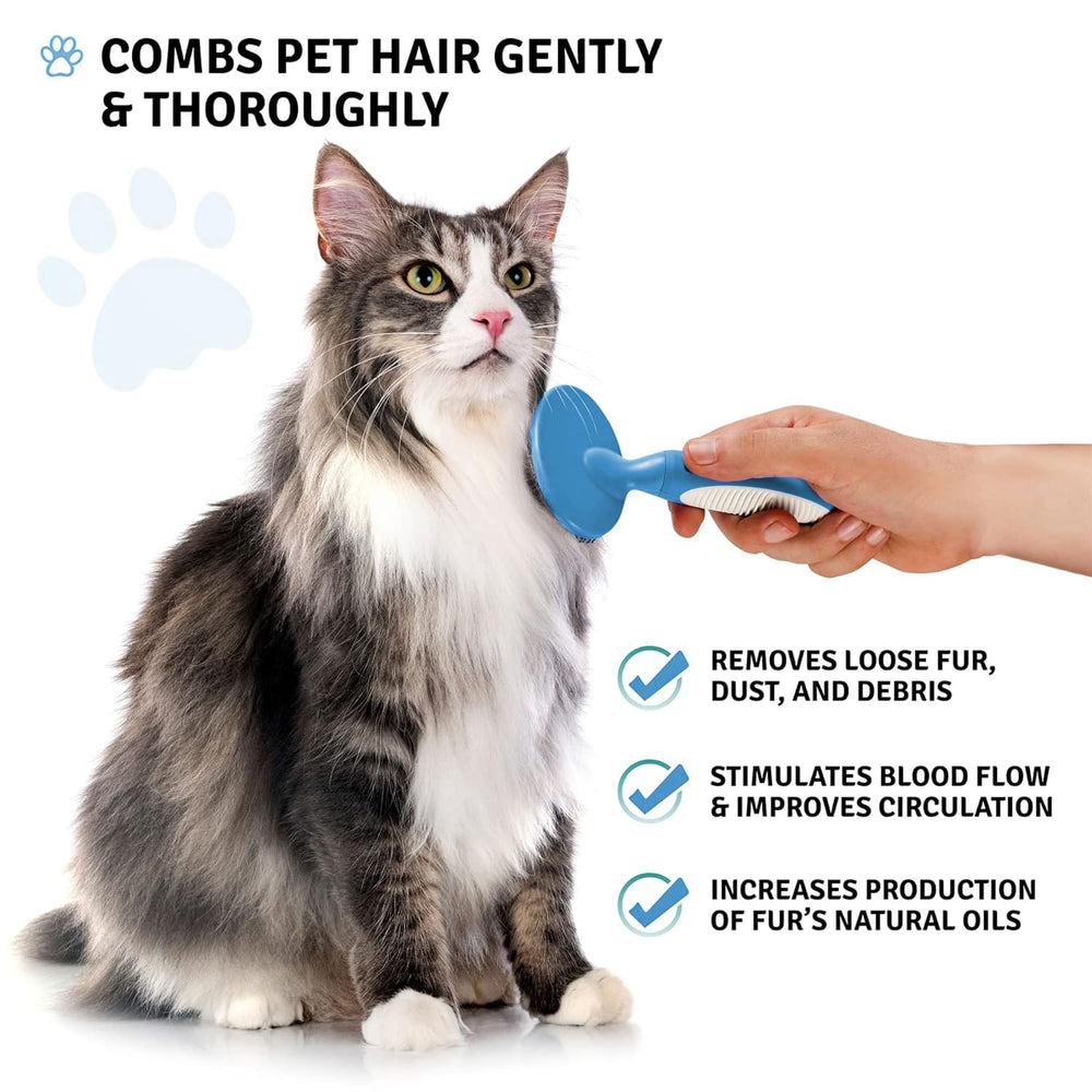 POODLIE cepillo para masaje y cuidado del pelaje, experiencia agradable para mascotas