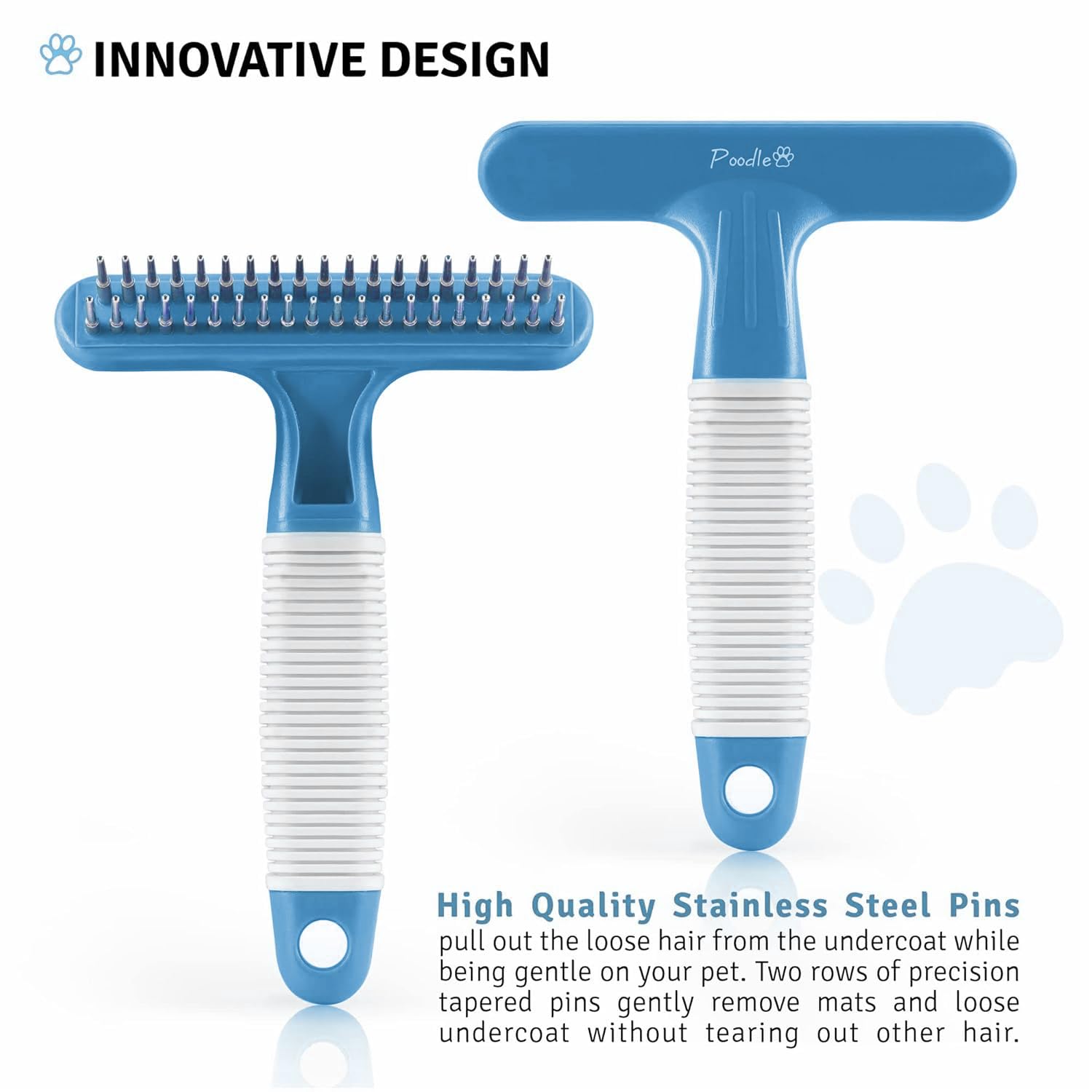 POODLIE funciona en varias razas y tipos de pelaje para grooming.