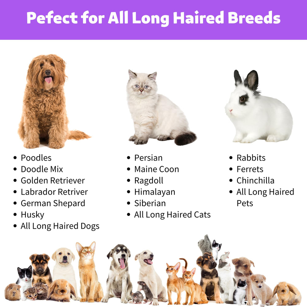 Poodoodle ideal para perros y gatos de pelo largo
