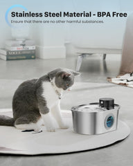 Sistema de filtración Pooeken para gatos, agua más limpia