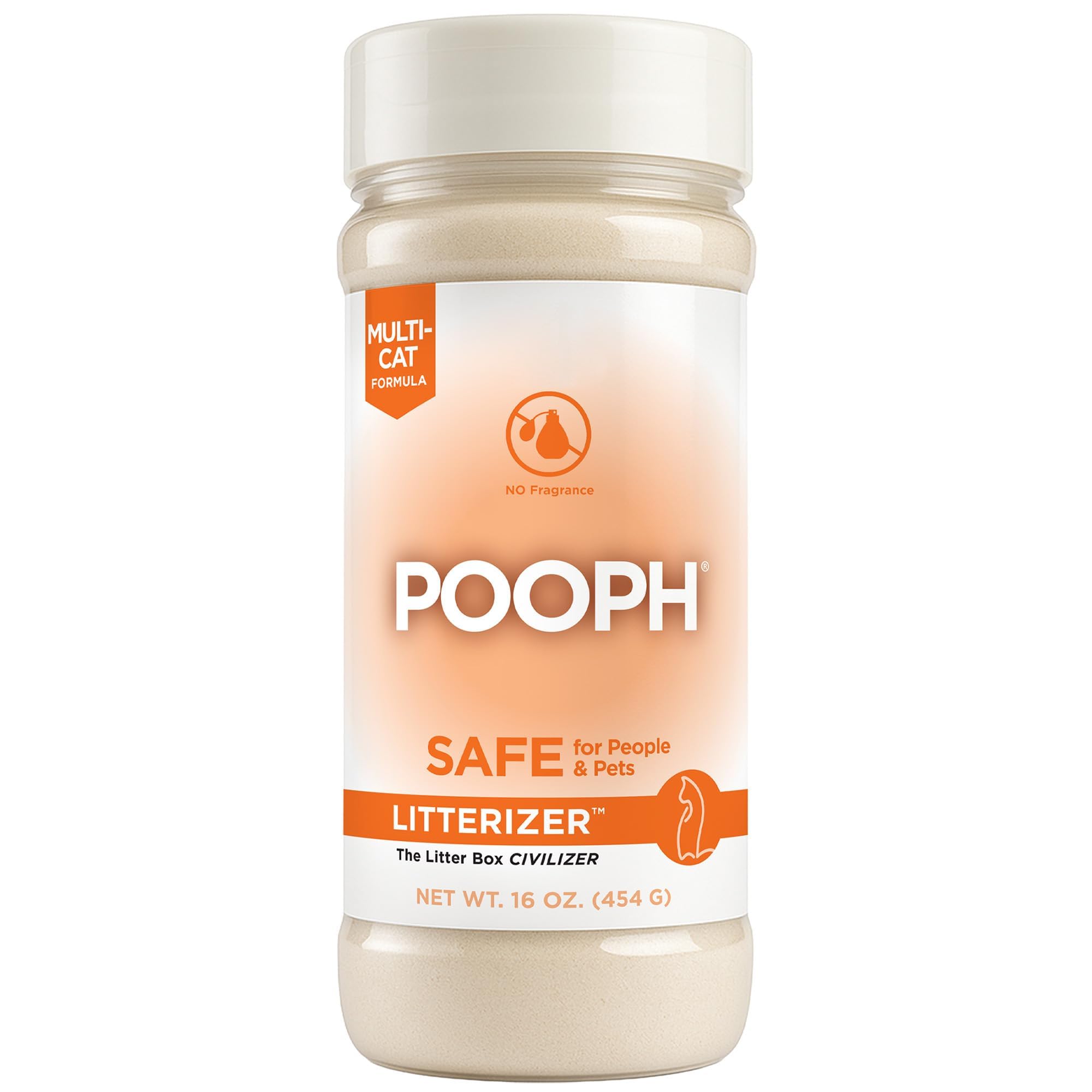 POOPH Litterizer botella 16oz mantiene la caja de arena seca y limpia.