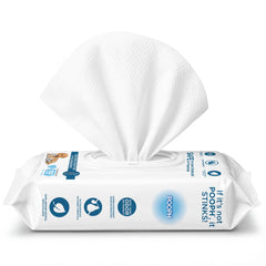 POOPH Pure Wipes eliminando olores en una pasada, producto seguro.