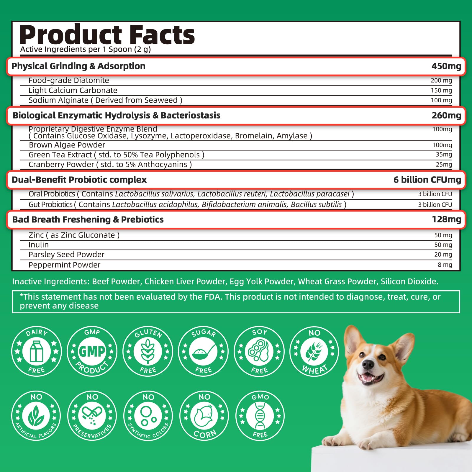 Cuidado dental diario con POPPAW para perros de todas las razas.