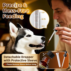 POPPAW dosis precisa para perros, calma diaria.