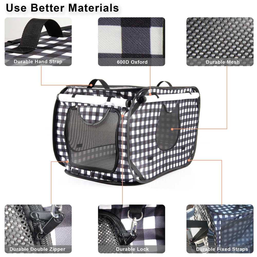 Caja de arena portátil y plegable porayhut para visitas largas
