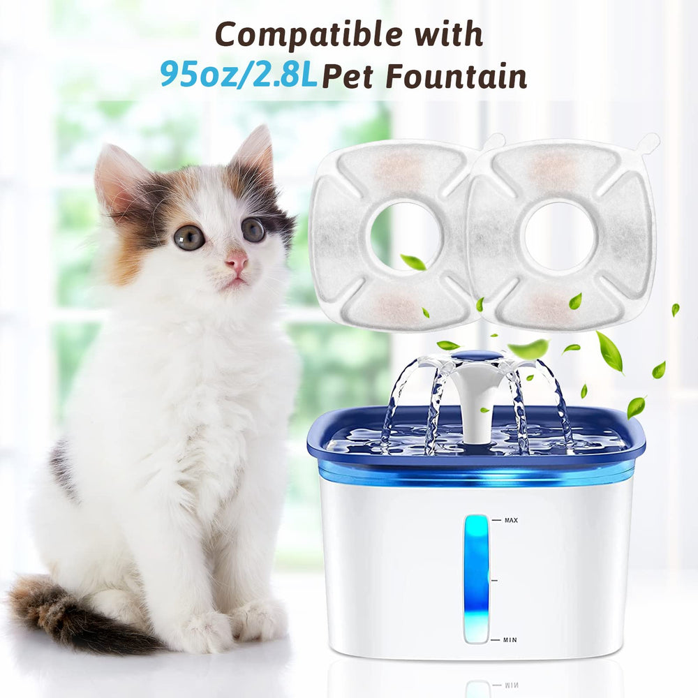 Porens kit filtros 14 unidades para fuente de gato, filtración constante.