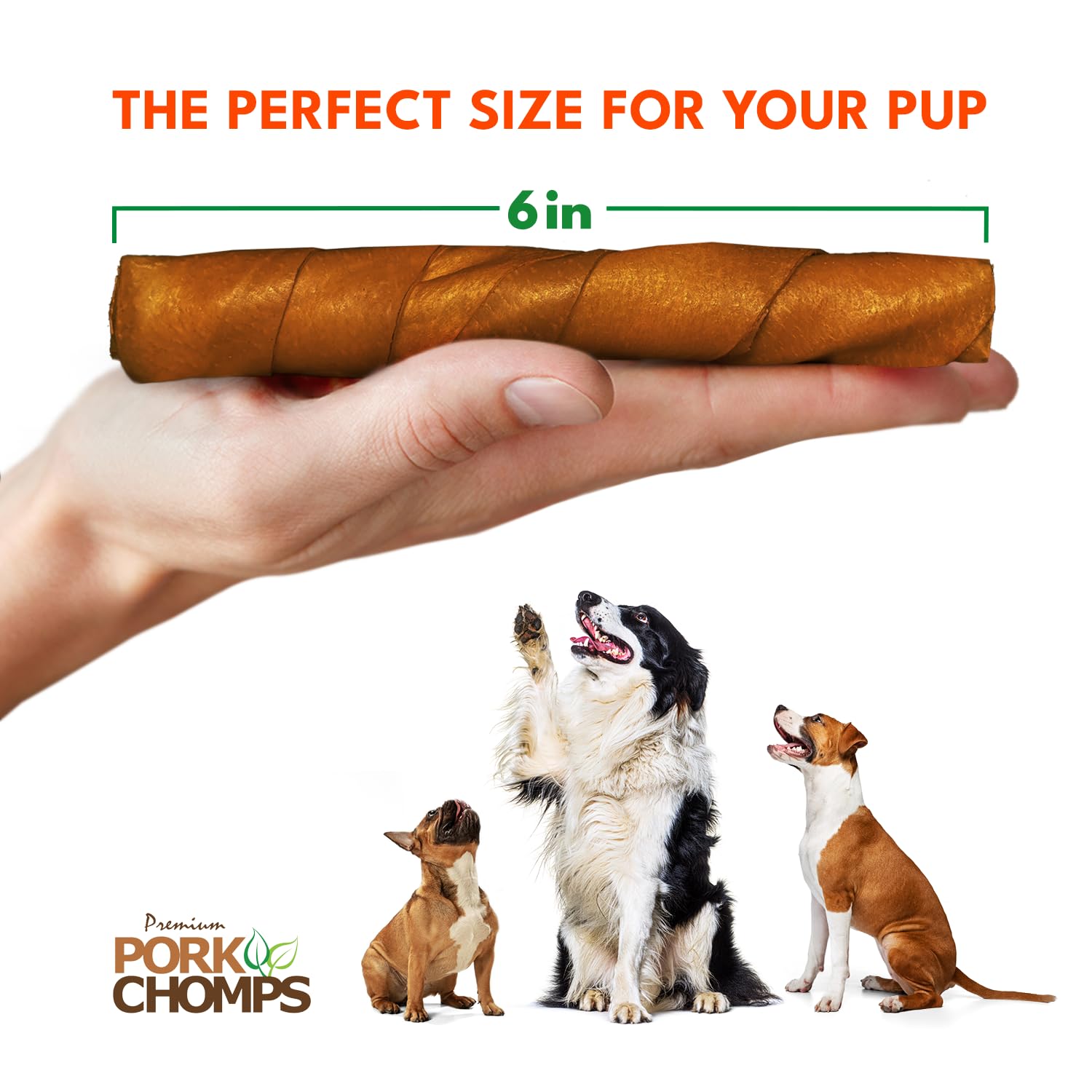 Pork Chomps: empaque recerrable para conservar frescura entre usos