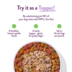 Portland Pet Food Company: bolsa pavo y batatas, comida sabrosa para cada día.