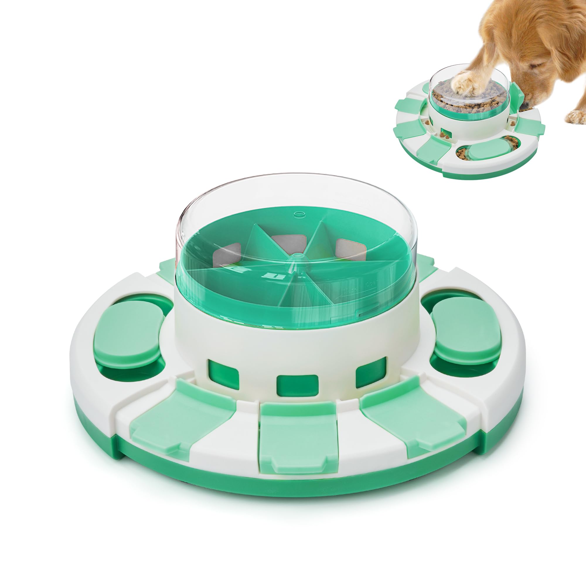 Potaroma juego puzzle para perros dos niveles, estimula inteligencia y ofrece recompensa lenta.