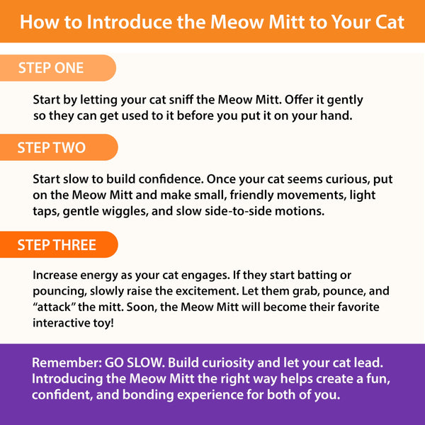 Pounce & Purr Meow Mitt: brazos colgantes para perseguir y golpear al gato.