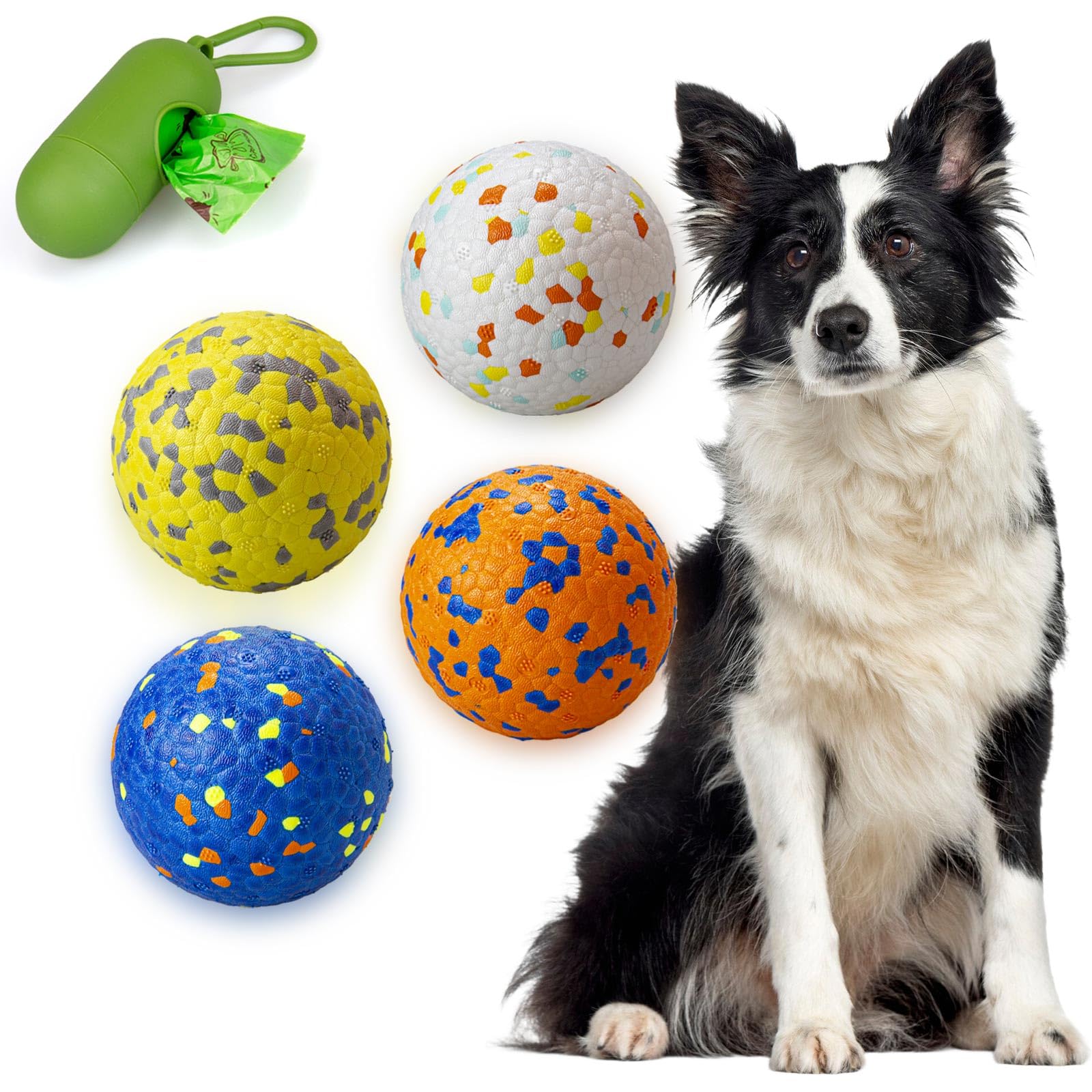 POUPUA bola-tenis resistente para juegos de búsqueda seguros.