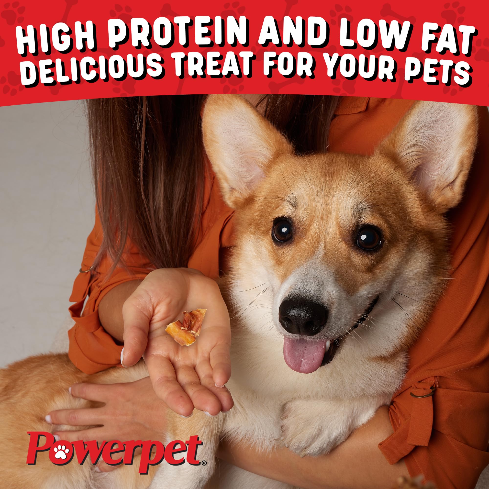 Powerpet Bully Stick Bites libres de cuero crudo para tolerancias digestivas