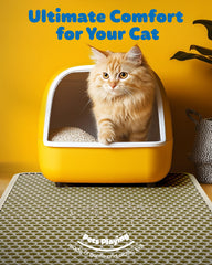 Powools alfombrilla de arena con tacto suave, cuida las patas del gato.