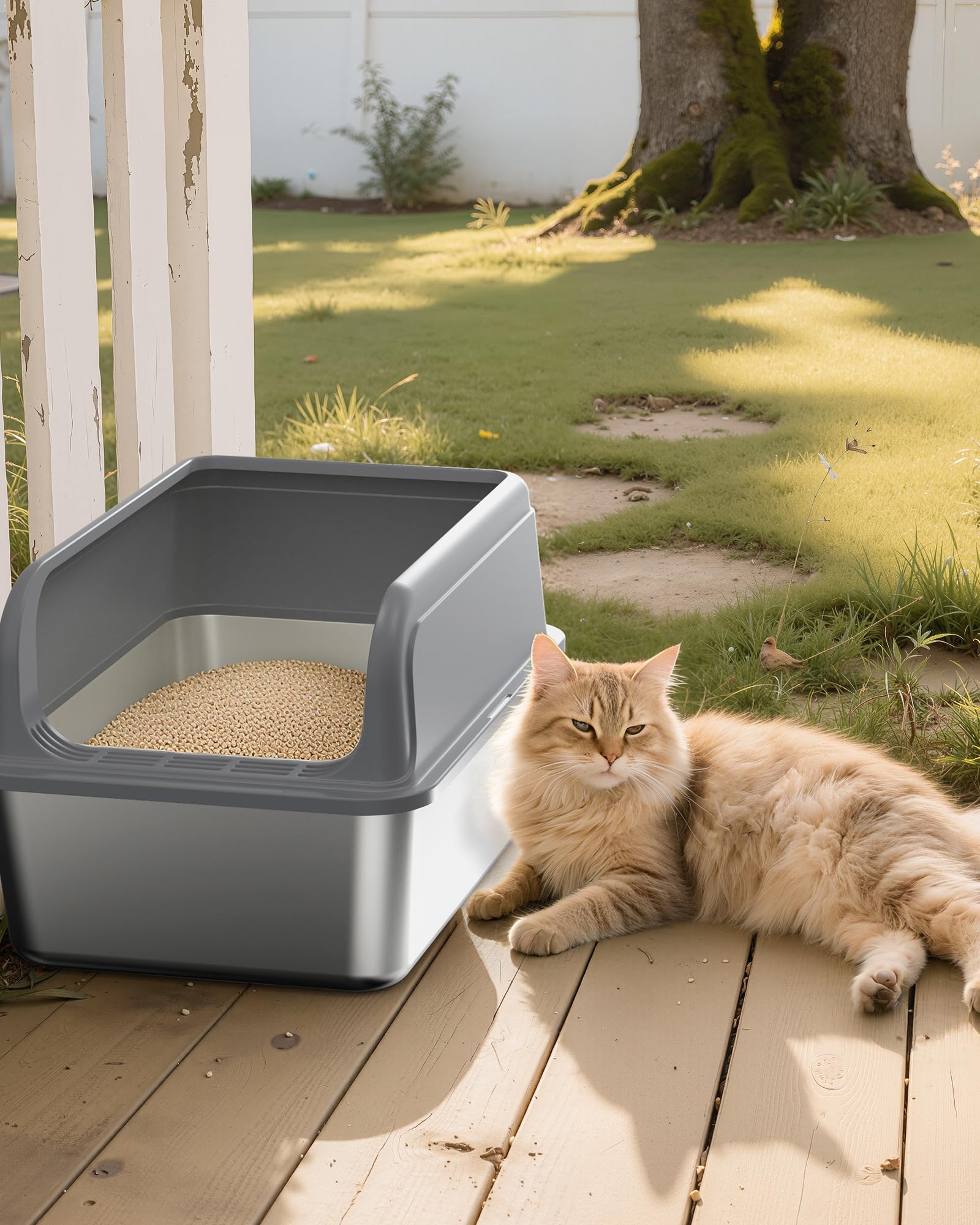 Tres tamaños disponibles para gatitos, gatos adultos y hogares con varios felinos.
