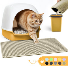 Powools mat para arena, doble capa captura residuos y reduce desorden.