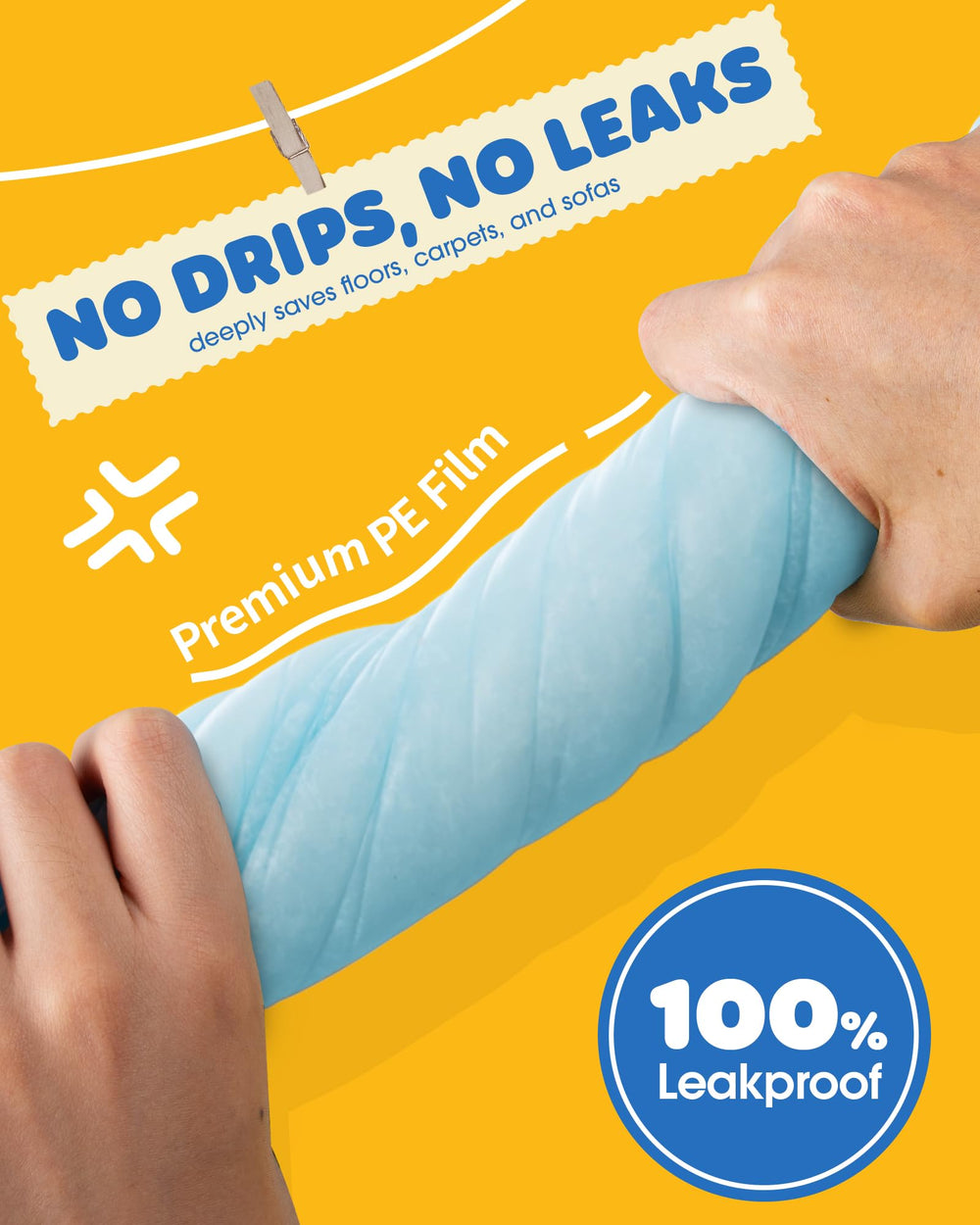 Powools almohadilla XL absorbe rápido y mantiene las patas secas.