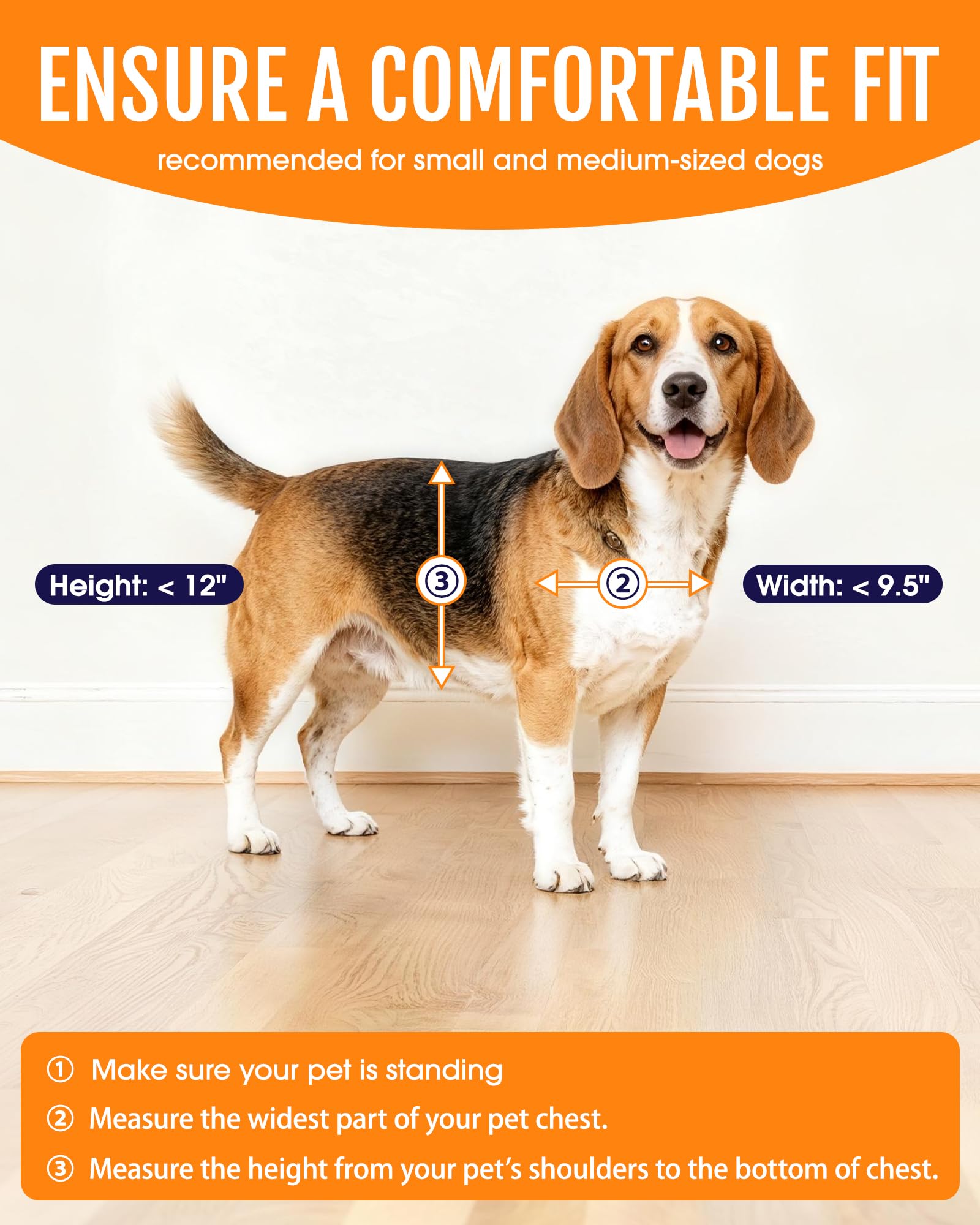 Powools Puerta para perro en pared compatible con espesores 3.4-6 pulgadas y múltiples superficies.