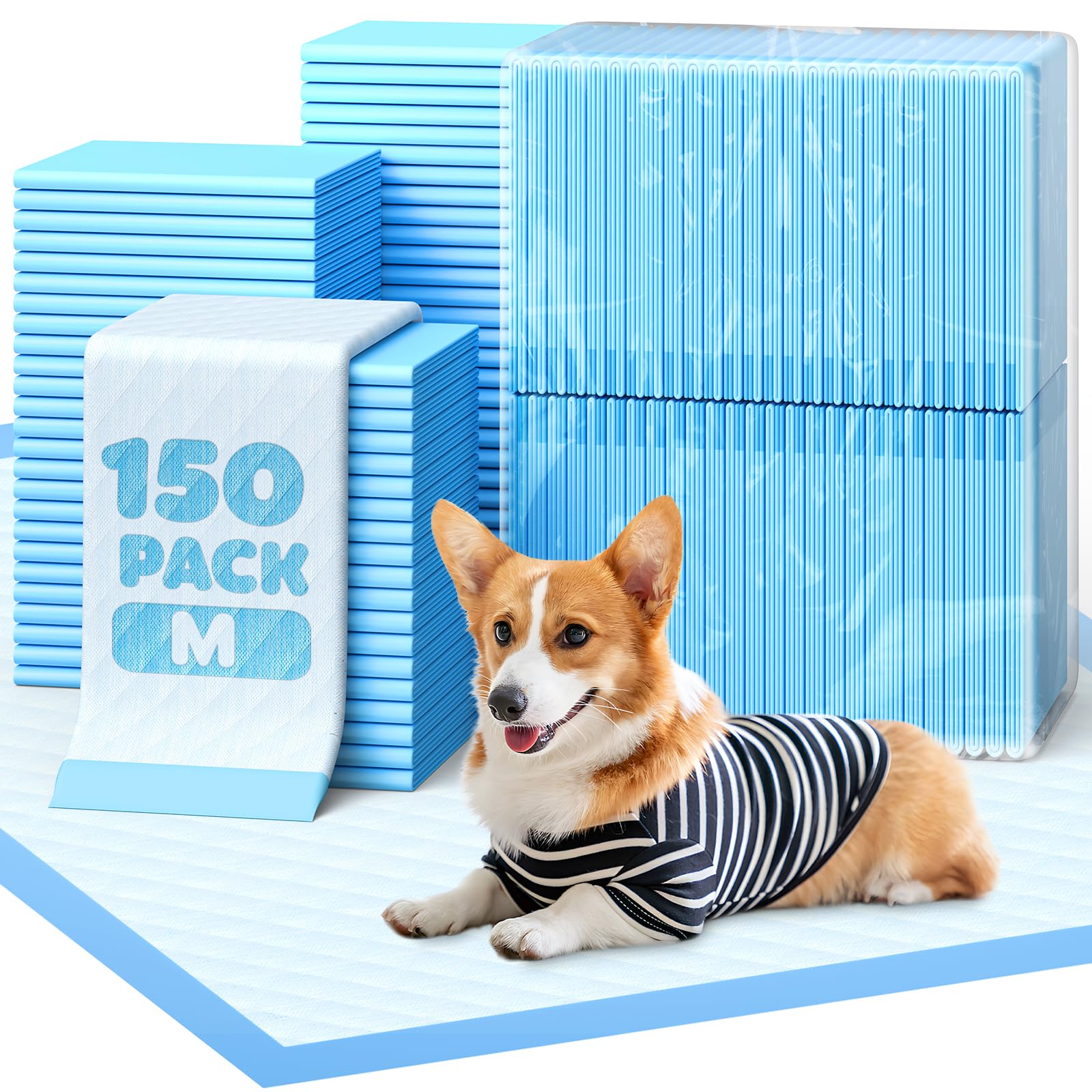Powools Puppy Pads diseño 22×22 ideal para entrenamiento en casa