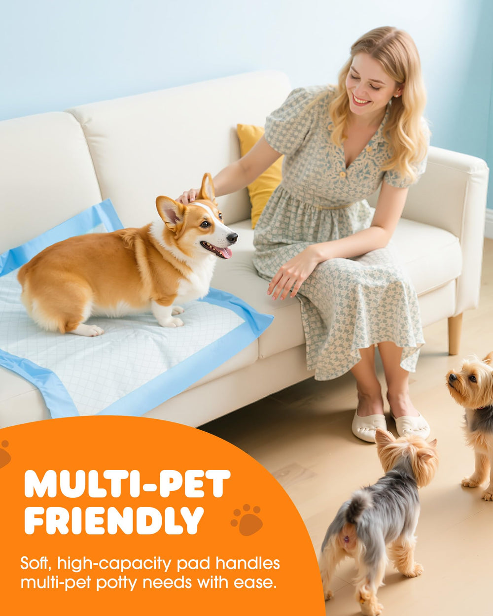 Powools Puppy Pads para jaulas, entrenamiento más limpio.