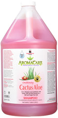 PPP AromaCare champú cactus para perros, espuma densa que facilita enjuague y desenredo