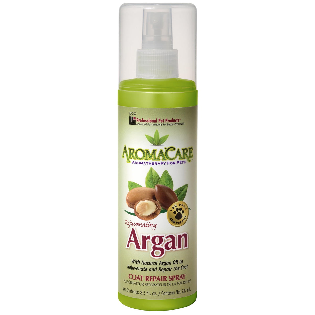 PPP Pet Aroma Care Argón Rejuvenecedor: atomizador para pelaje seco y aroma suave.