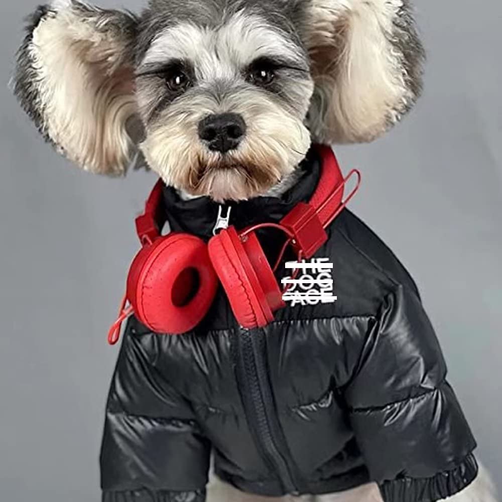PQIQP chaqueta para perro con plumas de pato, cálida para paseos fríos