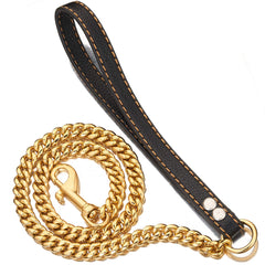 PRADOG correa de cadena cubana 12mm con oro 18K para un look elegante