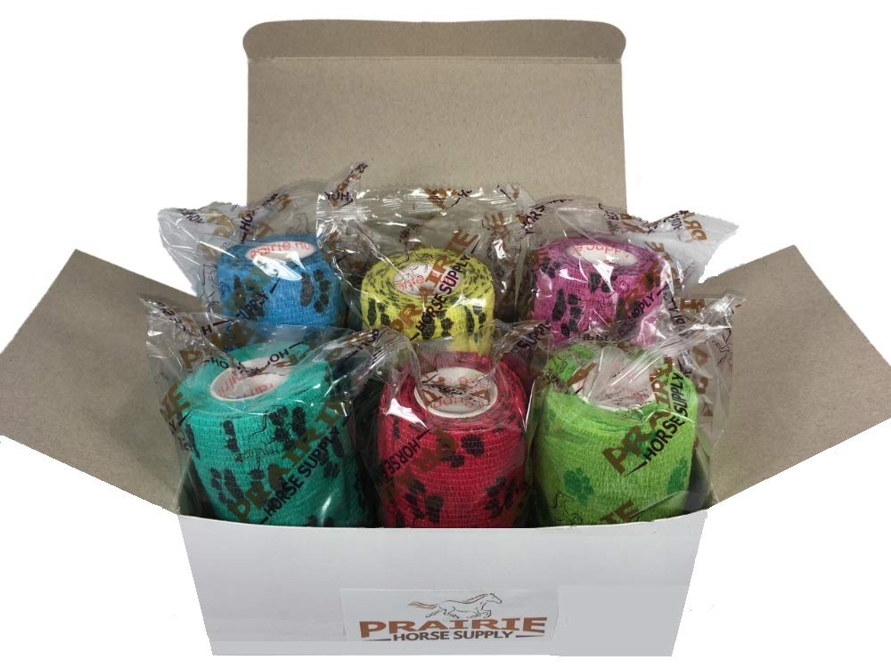 Prairie Horse Supply Vendaje veterinario para perros y gatos: aplicación fácil.