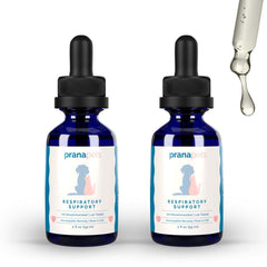 PranaPets Apoyo respiratorio para perros, frasco, favorece una respiración más cómoda.