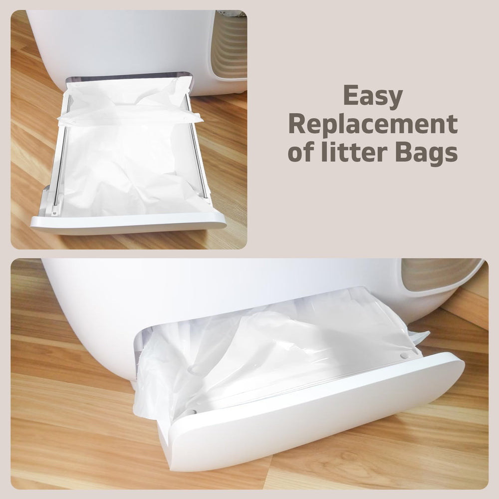 Precizex bolsas resistentes para desechos de gatos, manejo seguro.