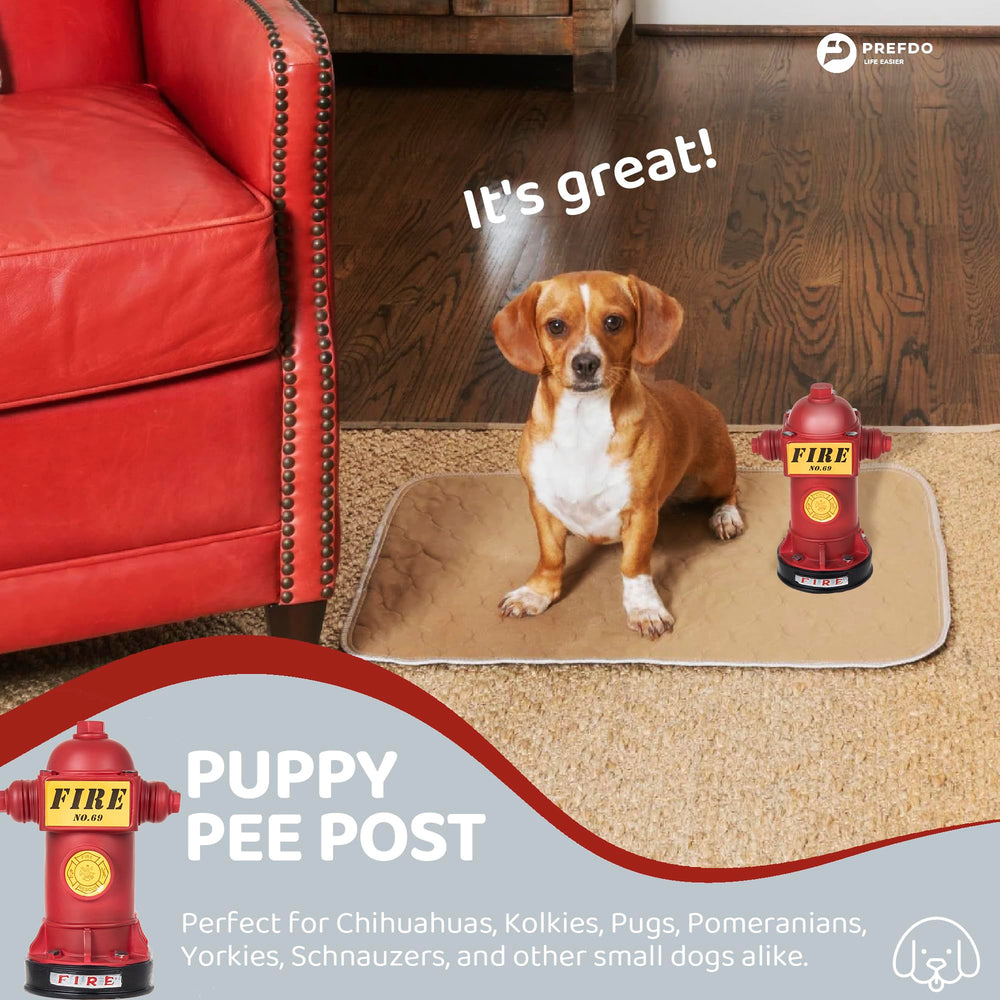 Prefdo hidrante para perros, estilo retro que realza la decoración del hogar.