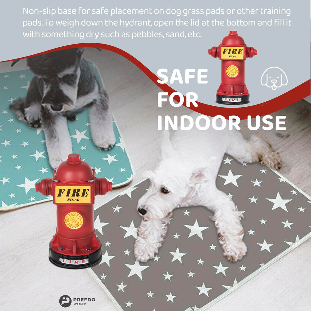 Prefdo hidrante para perros, uso en interiores, fácil de mover y limpiar.