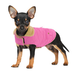 Preferhouse abrigo invernal para perro mediano, vista frontal, mantiene calor cómodo