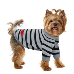 Preferhouse camiseta perro rayas, vista frontal, cómodo diseño para paseos diarios.