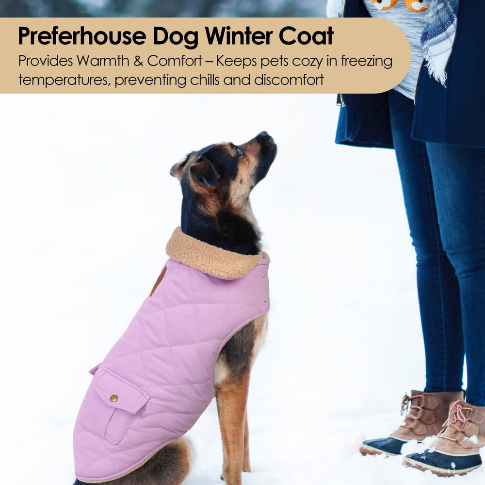Preferhouse diseño mixto cuadriculado y liso, estilo clásico para perros grandes