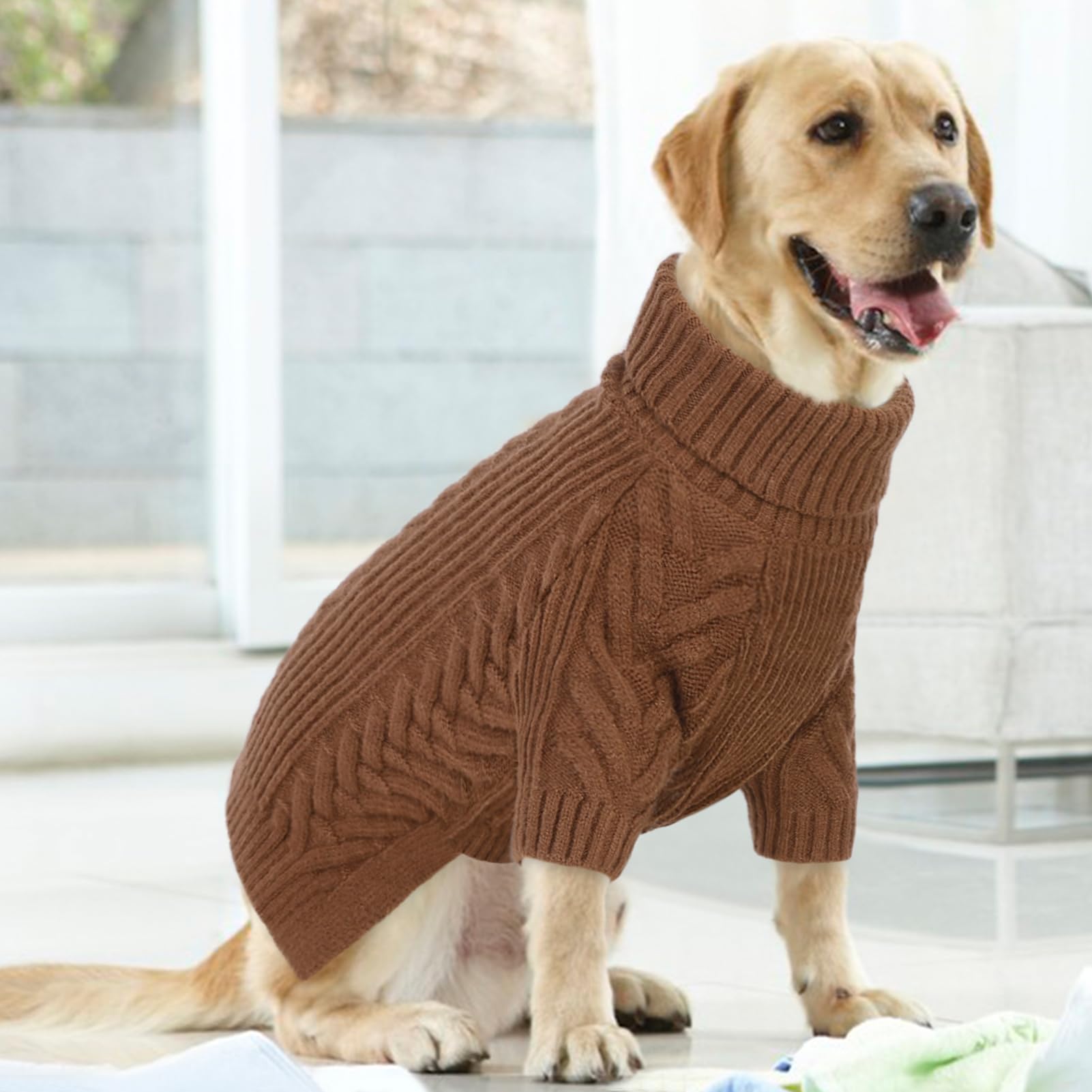 Regalo de invierno para mascotas con suéter Preferhouse.