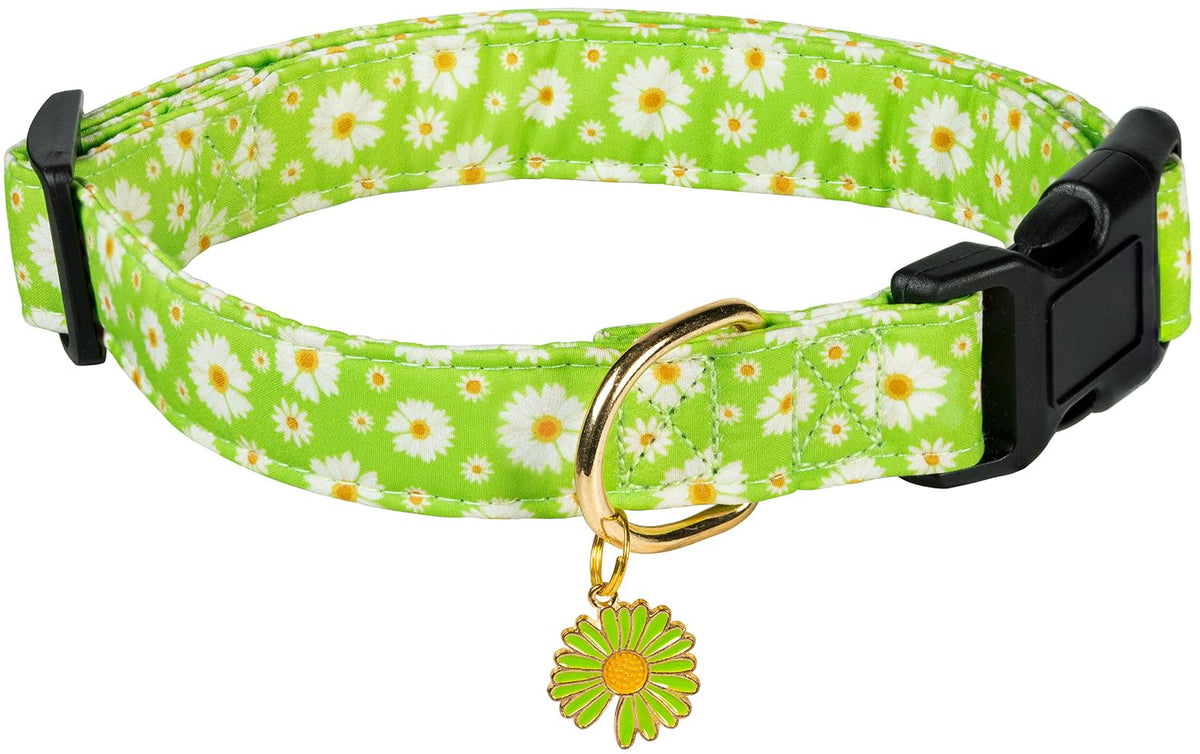 Collar de algodón PREHAI suave para perro, cómodo y ligero, ideal para paseos diarios.