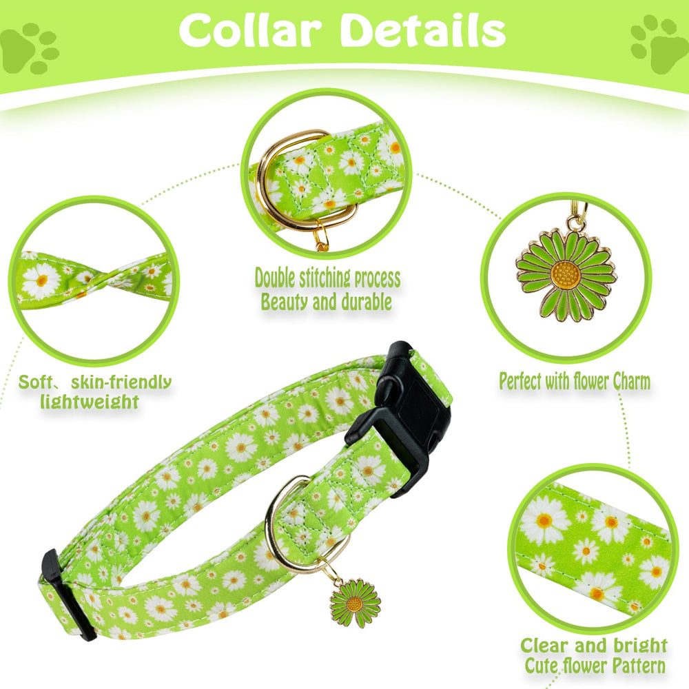 PREHAI collar colorido con colgante adorable para perros grandes y pequeños.