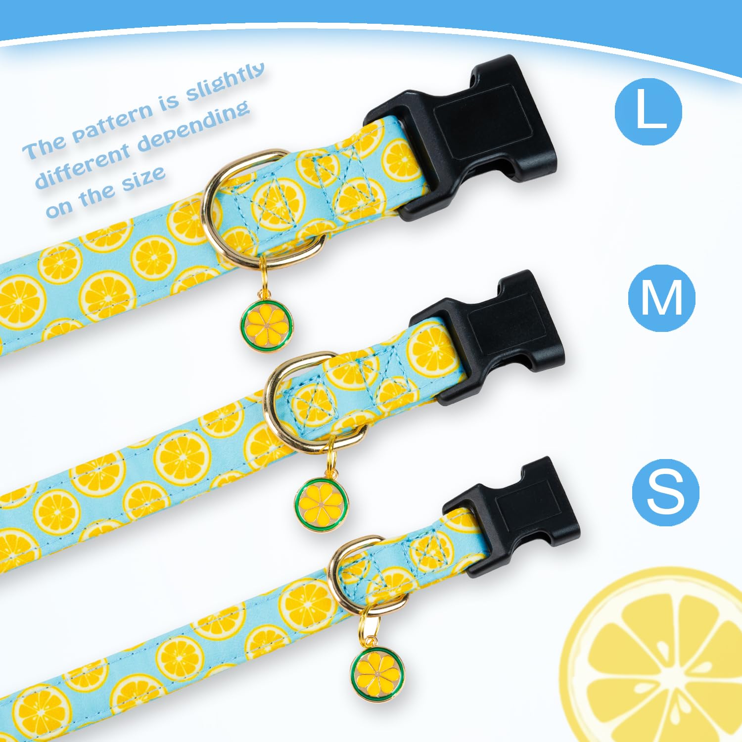 Collar PREHAI de talla ajustable para perros pequeños, medianos y grandes.