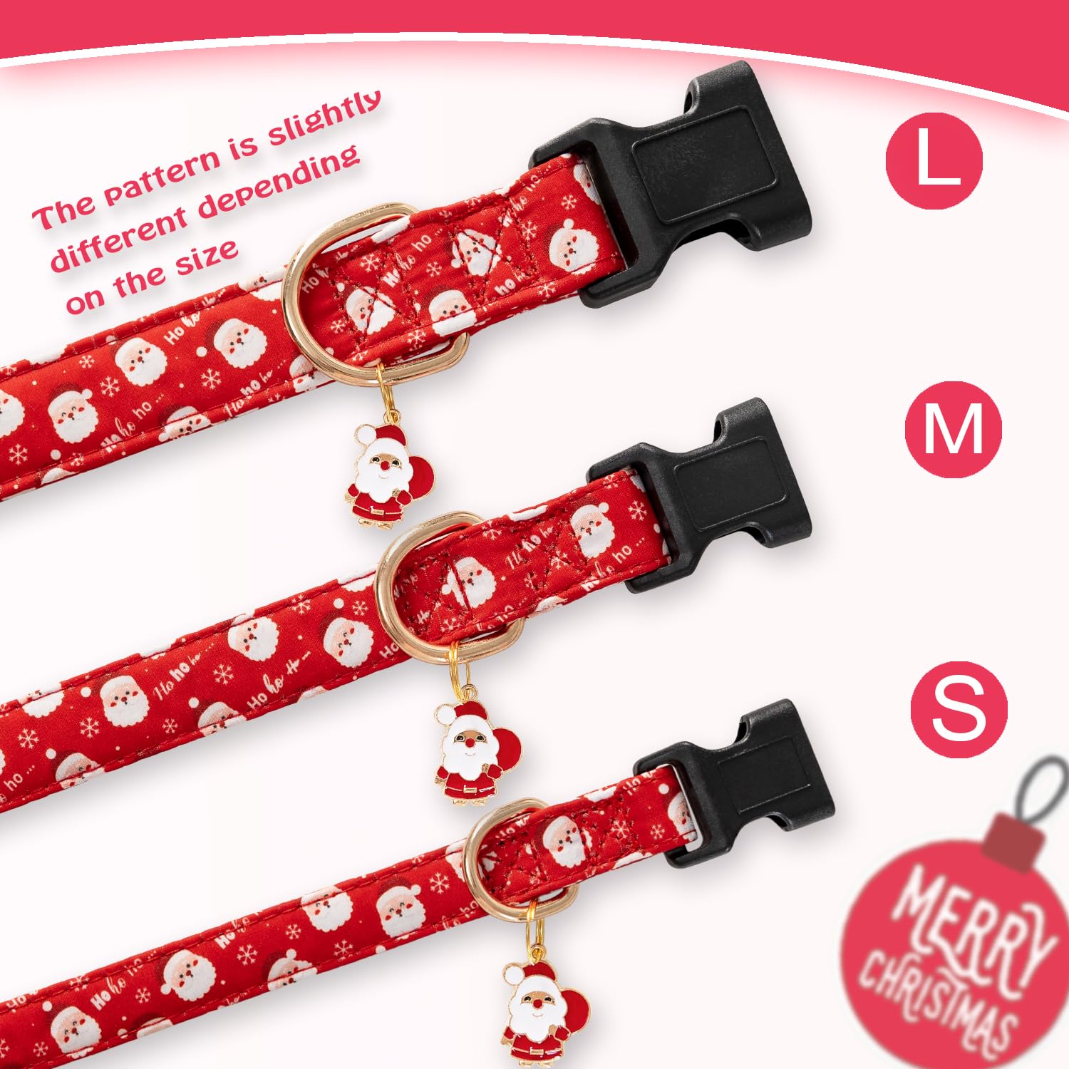 Collar PREHAI en tallas ajustables, ideal para perros pequeños a grandes.