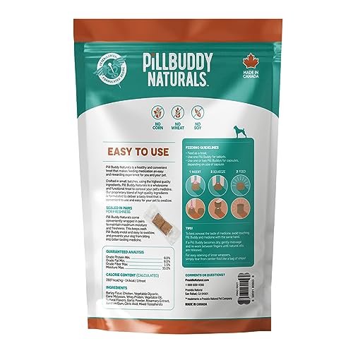 Presidio Earthly Pill Buddy Naturals, textura moldeable para ocultar píldoras